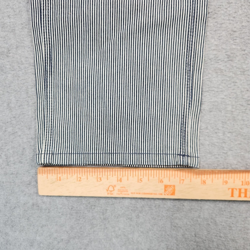 Dovetail Workwear Freshly Overalls 8/32 Indigo Stripe Stretch Denim Double Knee - Picture 15 of 15